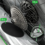 Rockbros D40 transport cover for ø74cm wheel - black fekete covers
