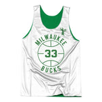 Men's Mitchell & Ness Reversible Tank Milwaukee Bucks Kareem Abdul-Jabbar 4xl atléta