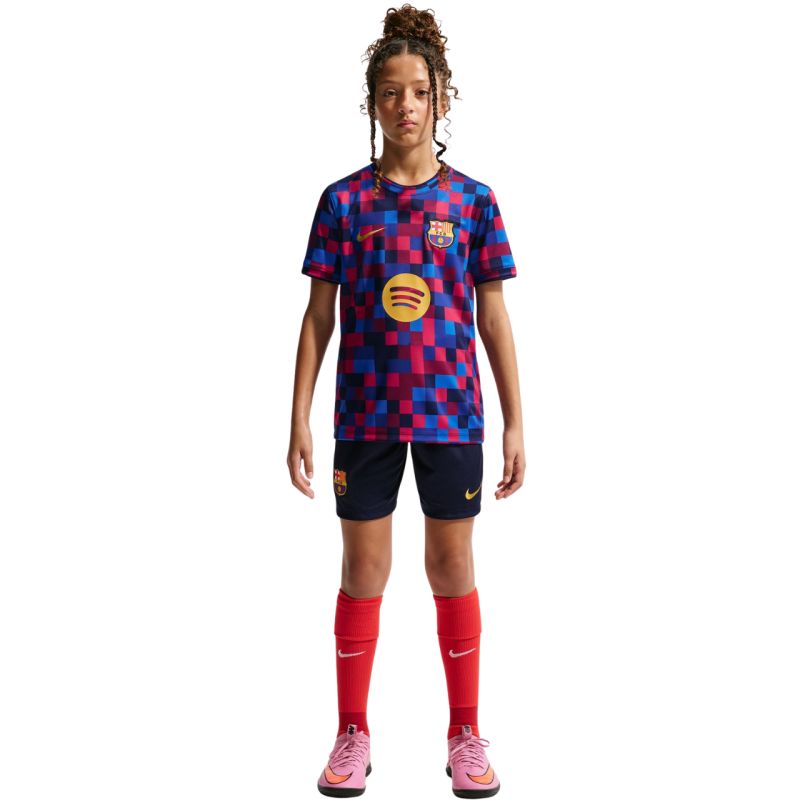Nike FC Barcelona Kids' T-Shirt Burgundy and kék nadrág II1752621
