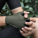 Rockbros Breathable Short Finger Cycling Gloves, Size: S - Green zielony \ s kesztyű