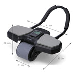 HMS Ka10 Black Abs Wheel Automatic Wheel For Exercising The Abdominal Muscles With Support fekete táska 17-38-033