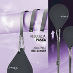 HMS Magnetic Hula Hop Set Black Hhm15 With Counter + Slimming Belt Br163 Red piros szett 17-44-654