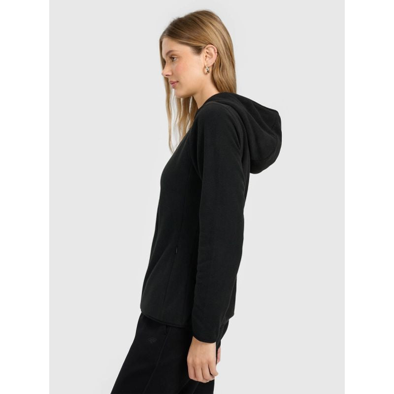 Women's slim fleece with hood 4F 4FRAW25TFLEF495-20S kapucnis pulóver