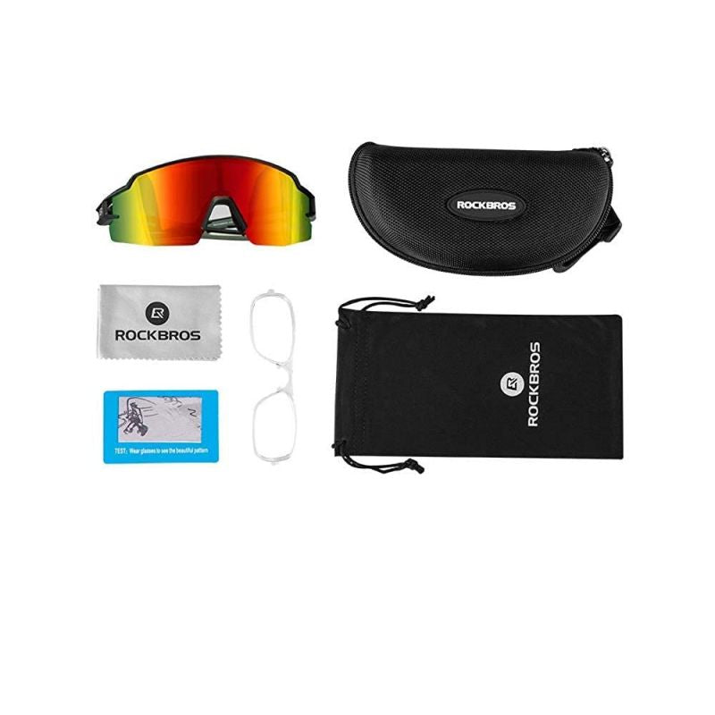 Rockbros polarized sunglasses 5 lenses szürke napszemüveg 10171