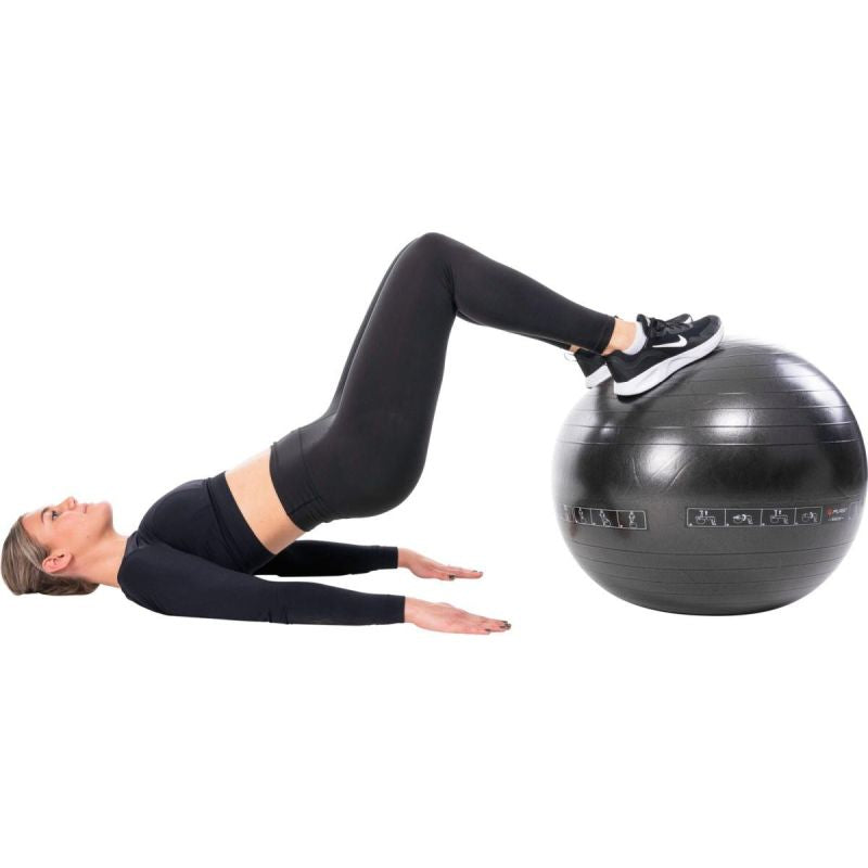 Pure 2 Improve Fitness Ball 65cm Black fekete balls, medicine balls