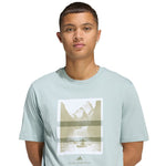 Adidas Men's Outdoor Kayaking Graphic T-shirt menta póló