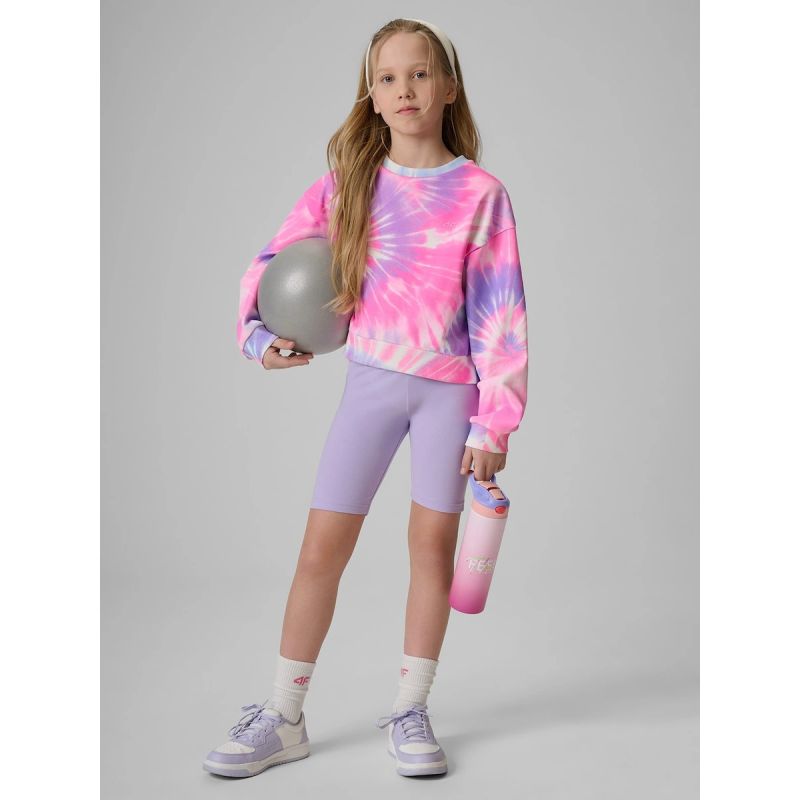 4F Girls' loose sweatshirt without hood 158/164 kapucnis pulóver 4FJRSS26TSWSF2935-90A