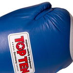 TOP TEN RTT-WAKO Boxing Gloves 10 oz (WAKO APPROVED) czerwony kesztyű