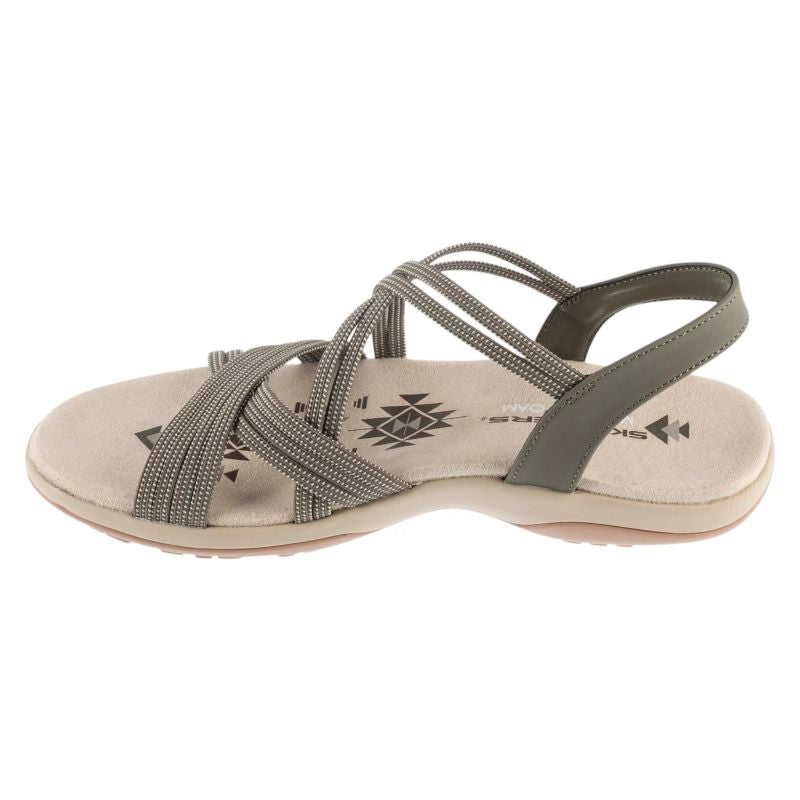 Skechers Reggae Slim - Turn It Up Green zöld utcai cipő 163117-OLV