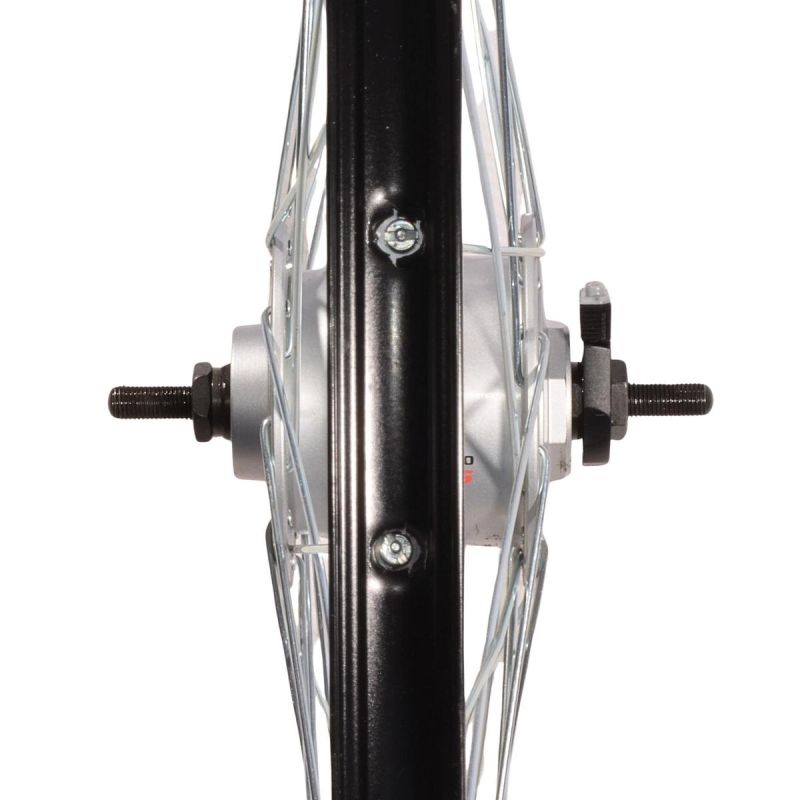 28 Inch Front Wheel With Shimano Hub Black Rim