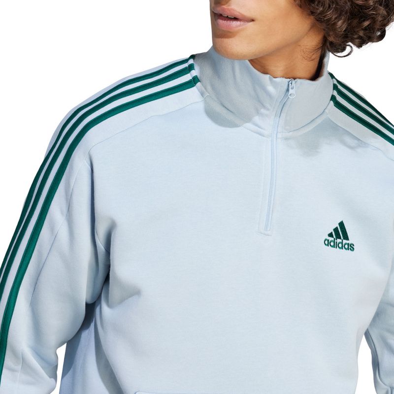 adidas Essentials Fleece 3-Stripes 1/4-Zip M Sweatshirt IJ8909 Pulóver
