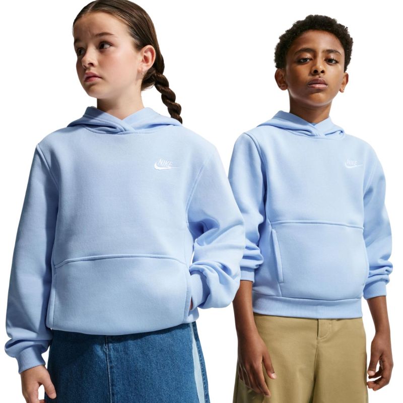 Nike Sportswear Club Fleece Kids' Sweatshirt, Light Blue,