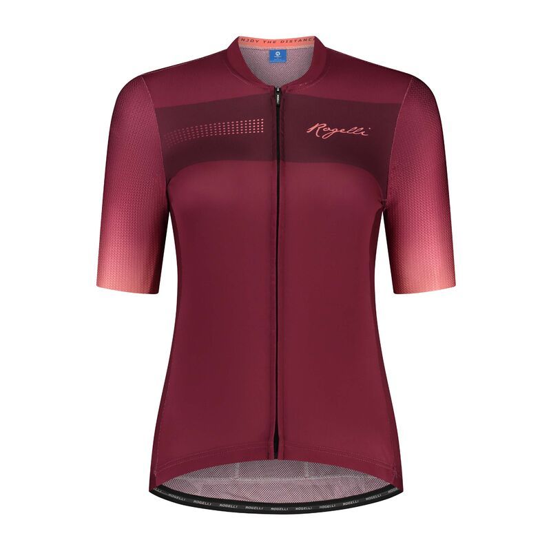 Rogelli DAWN Women's T-Shirt Burgundy and korall póló