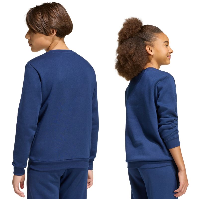 adidas Entrada 26 Sweat Top for kids, navy blue JZ6552 104cm pulóver