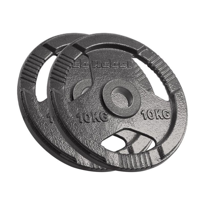 Rebel Cast iron Olympic weight set , 51mm hole, plate with handles, ACTIVE készlet RBA-2143-10