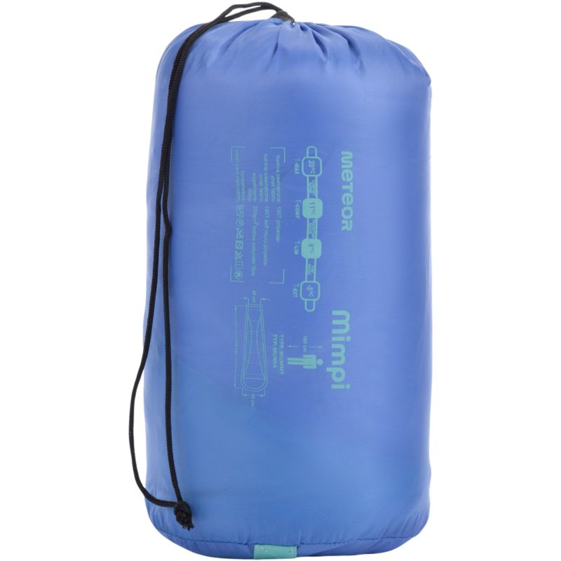 Meteor Mimpi Jr Sleeping Bag kék tourist equipment, sleeping bags