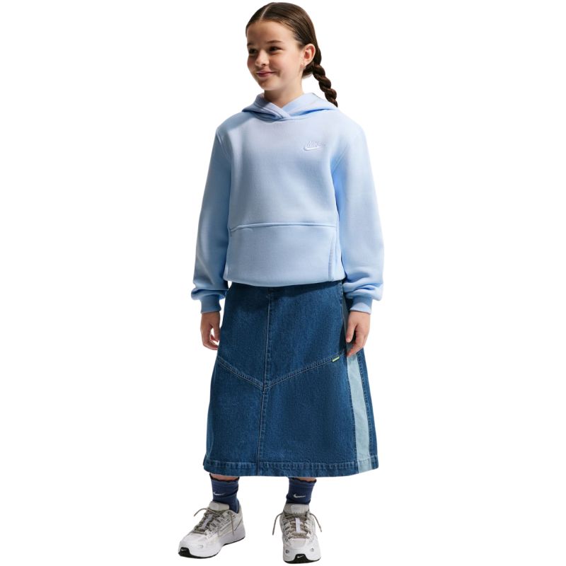 Nike Sportswear Club Fleece Kids' Sweatshirt, Light Blue,