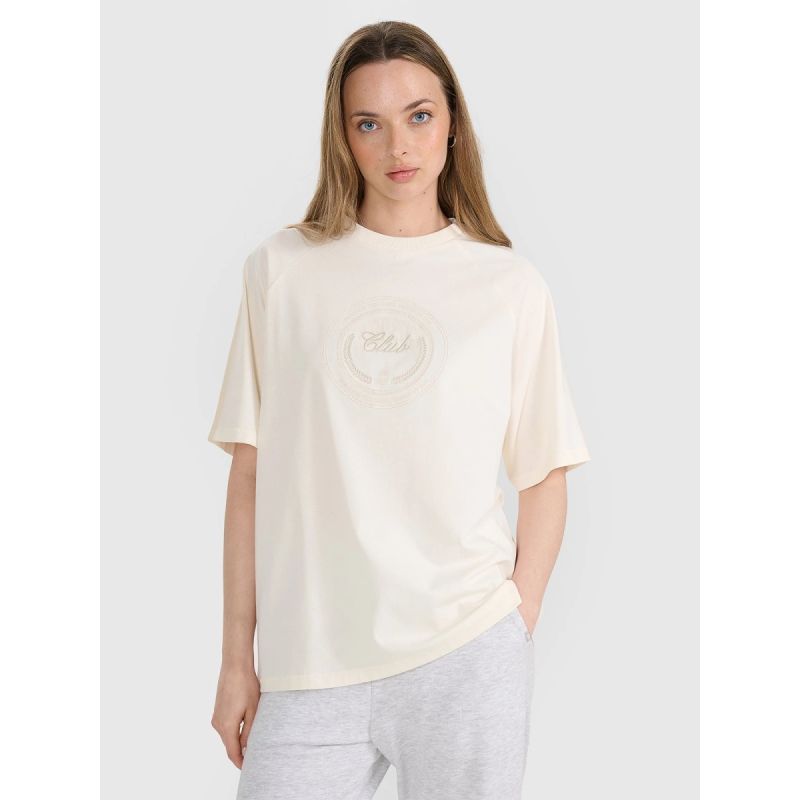 4f Women's oversize printed T- 4FRSS25TTSHF2791-11S Ruházat n/a