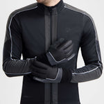 Rogelli winter gloves ESSENTIAL HIVIS 2XL fekete kesztyű