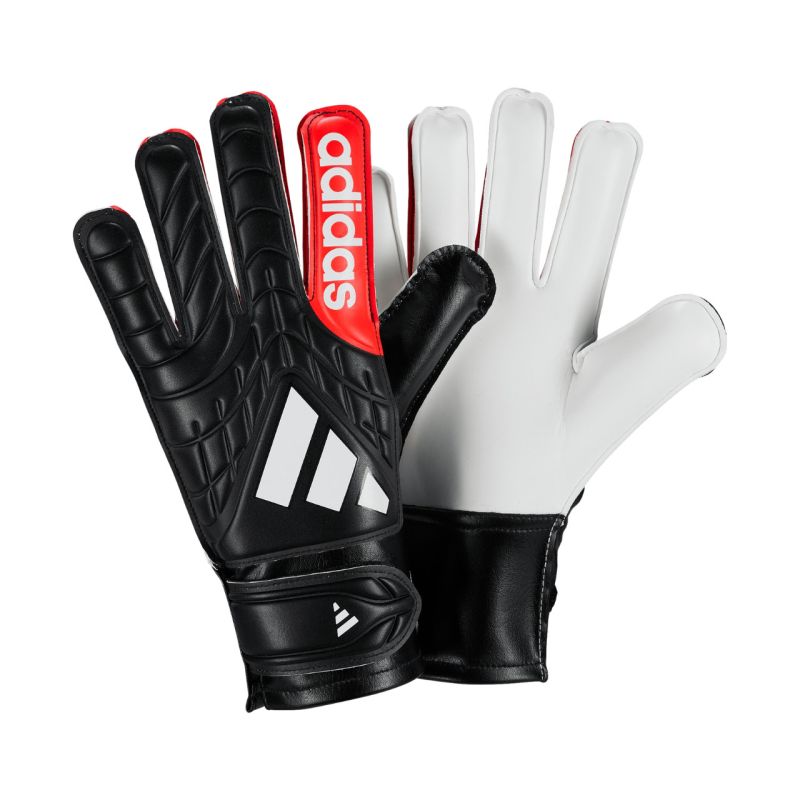 Adidas Copa Club Kids' Goalkeeper Gloves Black-Red piros kesztyű KA7809