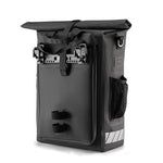 Rockbros Bike Bag with Backpack Function, Waterproof, with Helmet Attachment 18l - Black fekete helmets