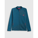 Women's slim trekking sweatshirt without hood 4F