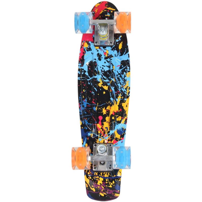 Enero Plastic Skateboard 22 Inches Graffiti Led skateboards