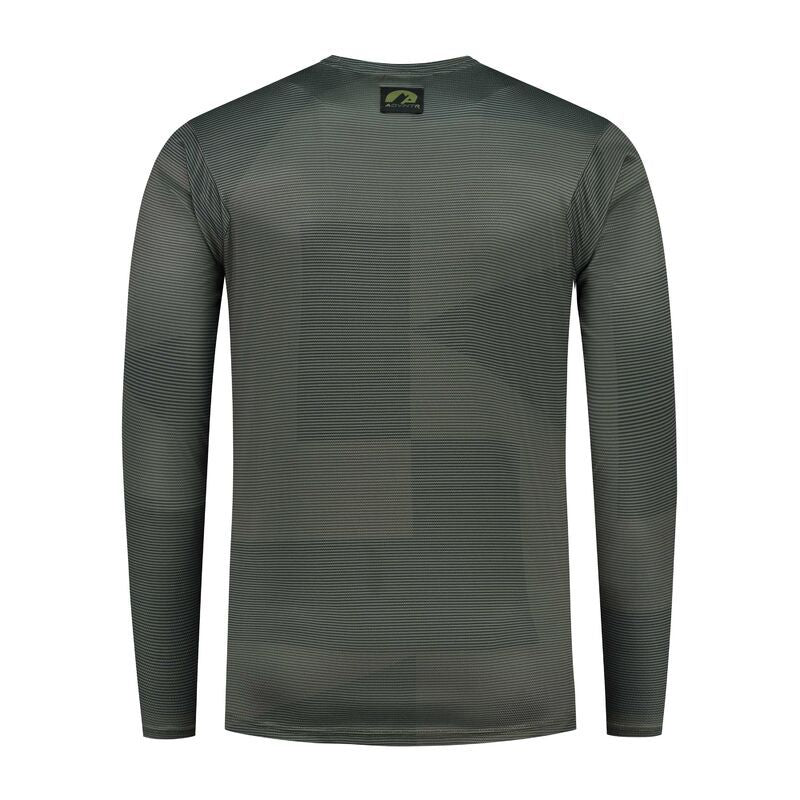 Rogelli MTB ADVNTR long sleeve jersey green zöld póló