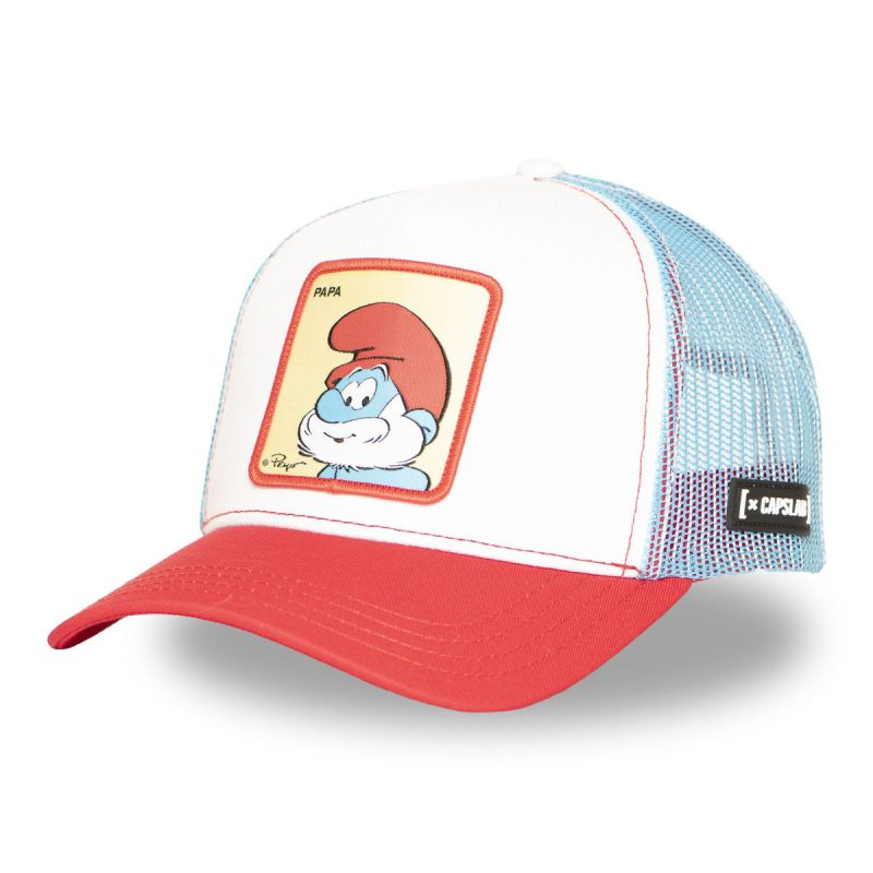 Capslab Smurfs Papa Smurf Trucker Cap - uniwersalny ruházat