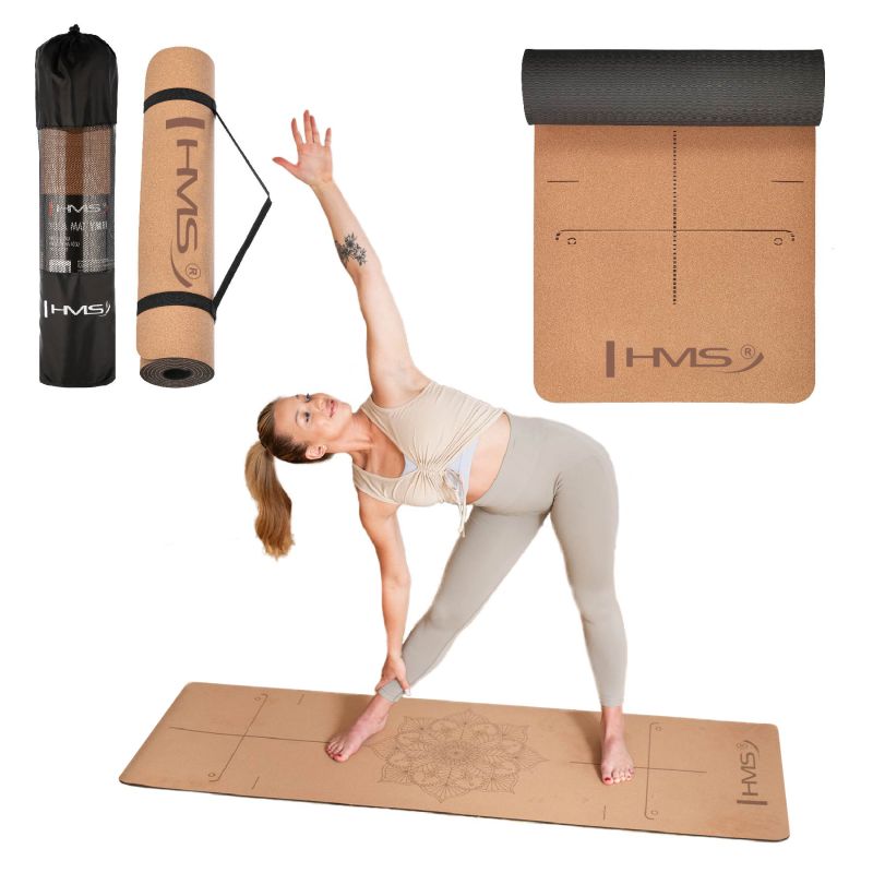 HMS Ym11 Tpe Yoga Mat Cork jóga matrac 17-44-230