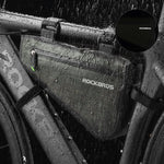Rockbros AS-017 bicycle frame 5 l - dark zöld táska