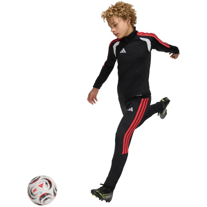 adidas Tiro 26 League kids' black and red JY9677 104cm nadrág