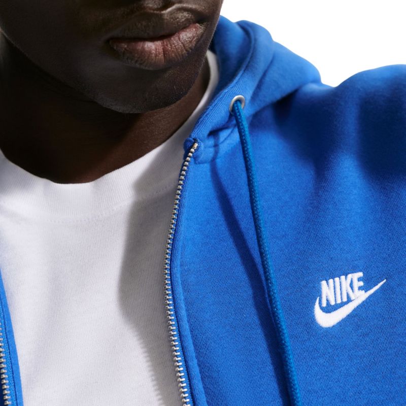 Nike Club BB FZ Hoodie Men's kék kapucnis pulóver