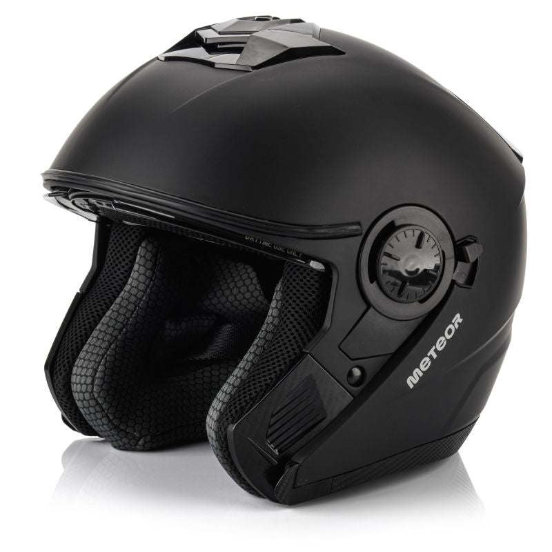 Meteor Hekato M motorcycle helmet 57-58 cm black uniw sisak 17890