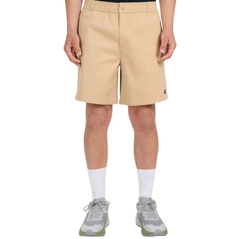 4F Men's CAS M0838 beige 83S bézs rövidnadrág 4FWSS26TSHOM083883S
