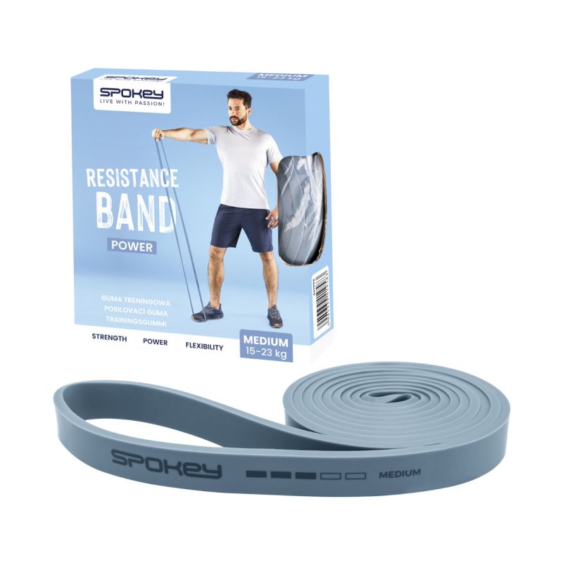 Spokey Power Fitness Rubber Medium Blue 941958 Kiegészítő