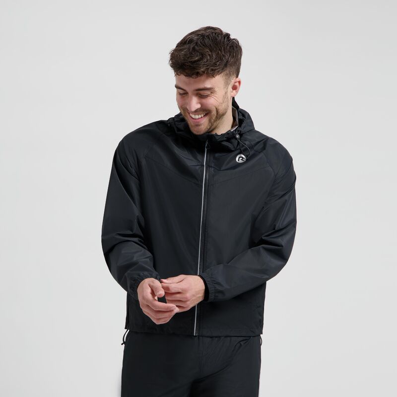 Rogelli unisex rain CORE 2XL fekete dzseki