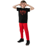 4F T-shirt Jr HJZ22 20S fekete póló HJZ22JTSM00720S
