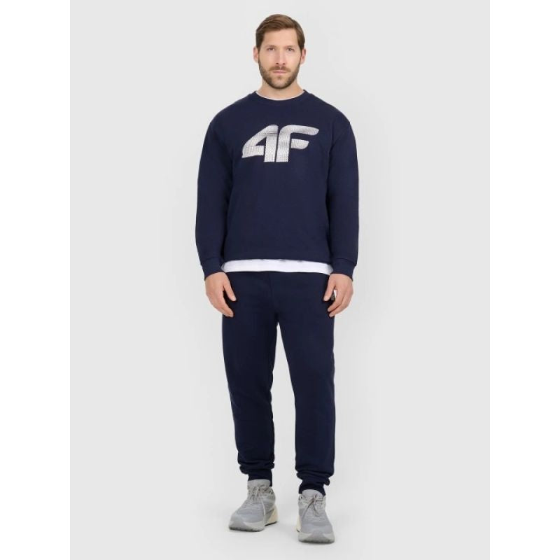 Men's sweatshirt without zipper and hood 4F 4FRMM00TSWSM2479-31S 2xl kapucnis pulóver
