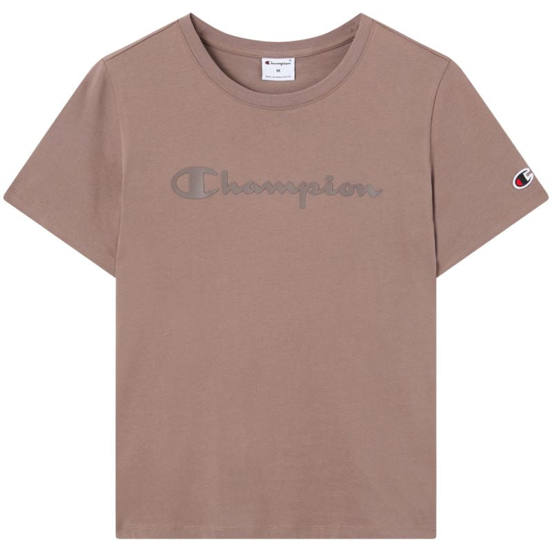 Champion Sleeve T-shirt Dark 119125 MS513 bézs női póló 119125MS513