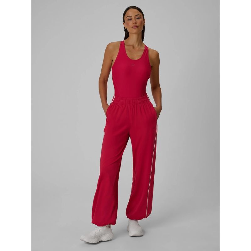 Women's quick-drying wide-leg trousers 4F