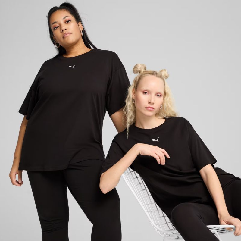 Puma ESS Relaxed Tee Women's T-Shirt Black 684971 fekete póló