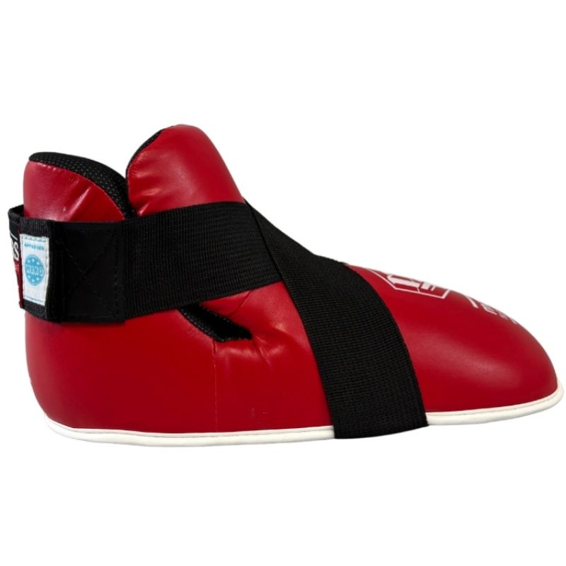 MASTERS FIGHT EQUIPMENT OSPU-1W KIDS Foot Protectors (WAKO APPROVED) (PRICE CHANGE) fekete védőfelszerelés 030611-2XS