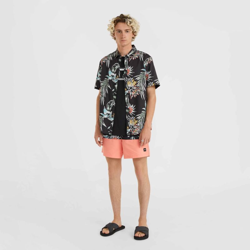 O'Neill Mix & Match Floral fekete póló