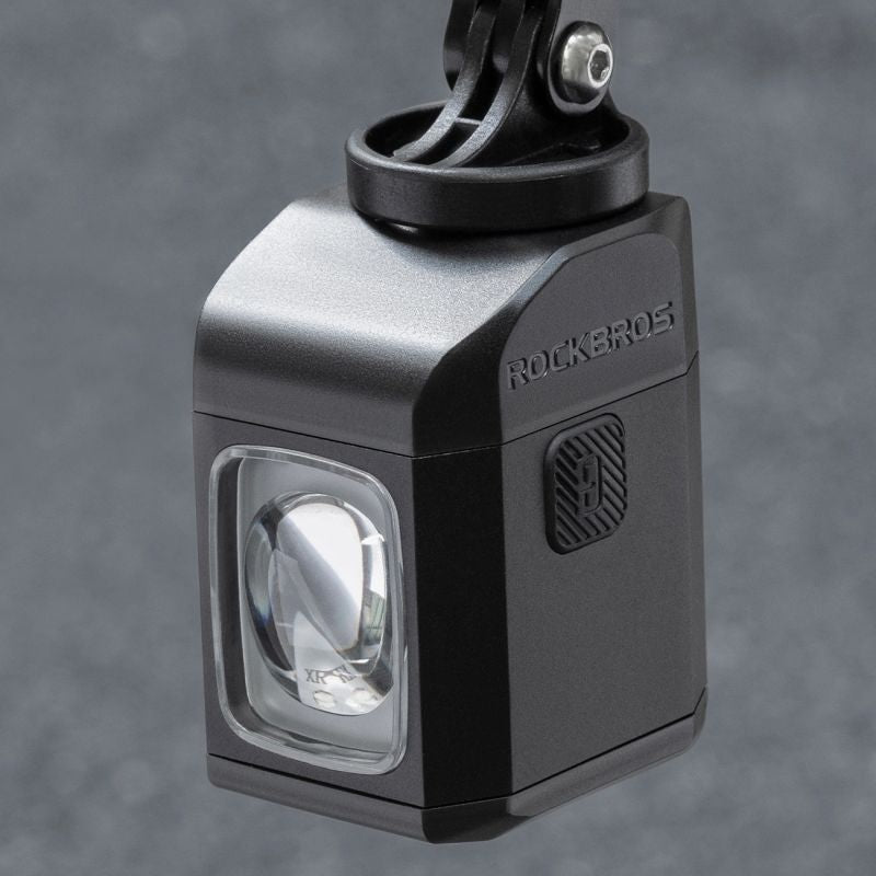 Rockbros M8 front bike light with remote control 10m rechargeable 4000 mAh - black