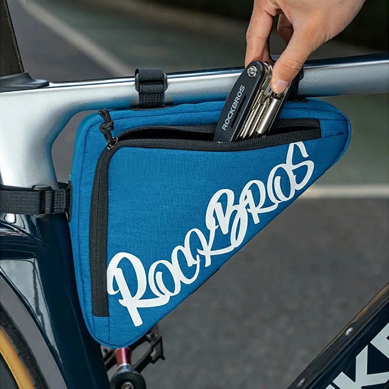 Rockbros G002 Flash Journey Triangle Frame Bike 1.4L - Blue 1.4 l \ niebieski táska