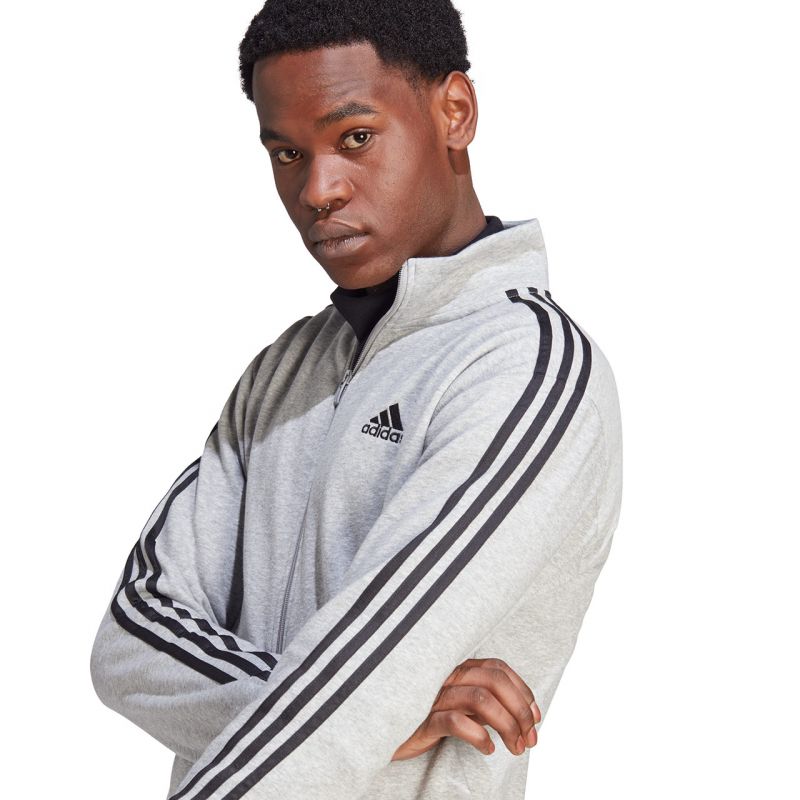 adidas Basic 3-Stripes Fleece M IA3073 tracksuit Polár pulóver