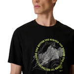 4F Men's T-shirt M2822 deep 20S fekete póló