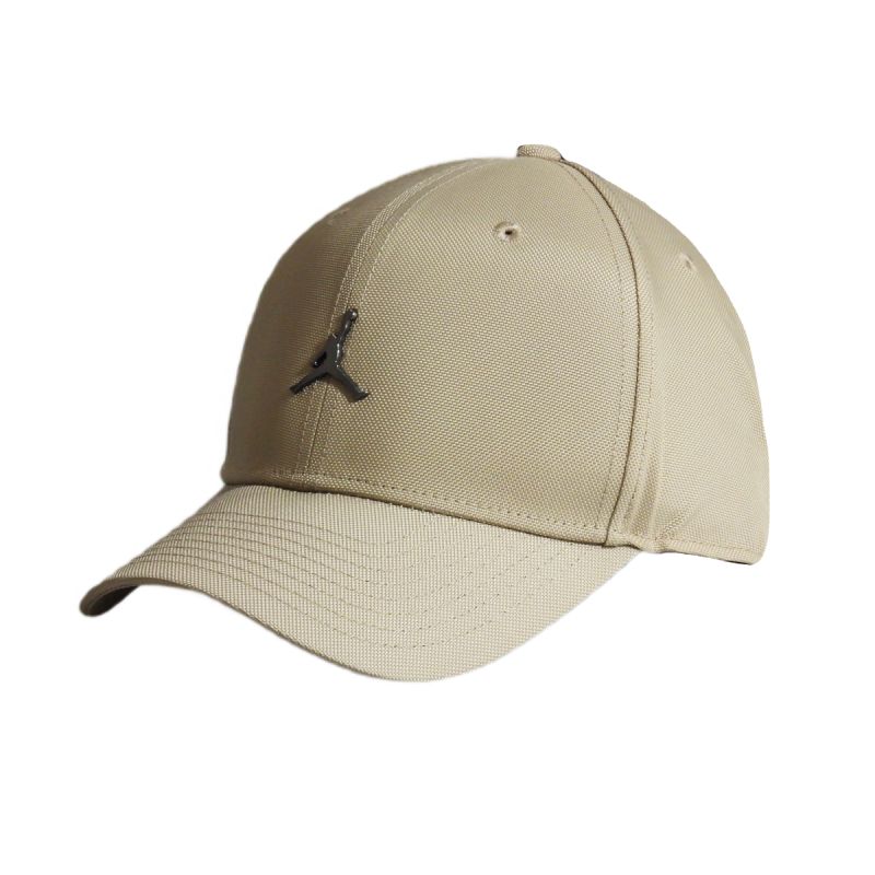 AIR Jordan Rise Structured Metal Jumpman Khaki Cap - m/l hats, caps