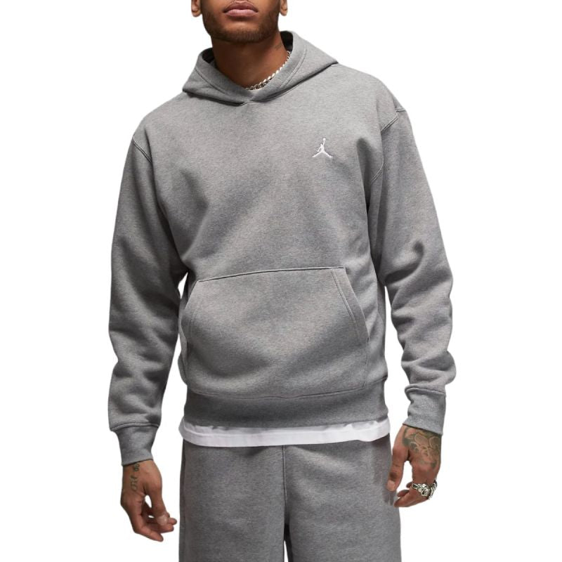 AIR Jordan Men's Essentials Fleece Carbon Heather Hoodie - pulóver